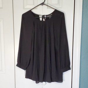 NWT A Pea in the Pod Maternity Black Blouse for Dress Up and Business Medium